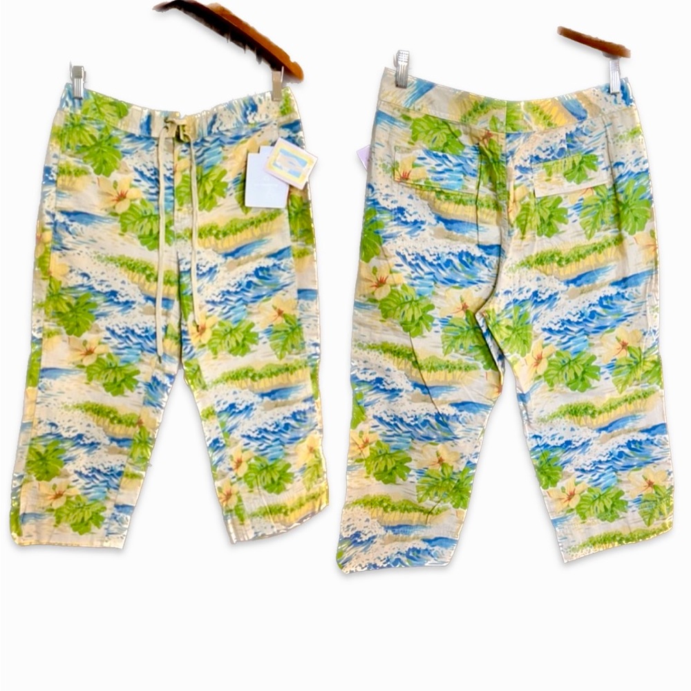 Liz Claiborne Pants Summer Hawaiian Liz Tropical Pants Size 10 / Medium